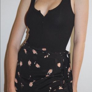 Brandy Melville Steele Bodysuit in Black